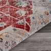 LR Resources Mirage Pleasant Traditional Red Area Rug Pile Image