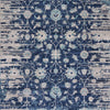 LR Resources Mirage Traditional Distressed Navy Floral Area Rug Detail Image