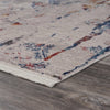 LR Resources Mirage Modern Cream Abstract Area Rug Angle Image