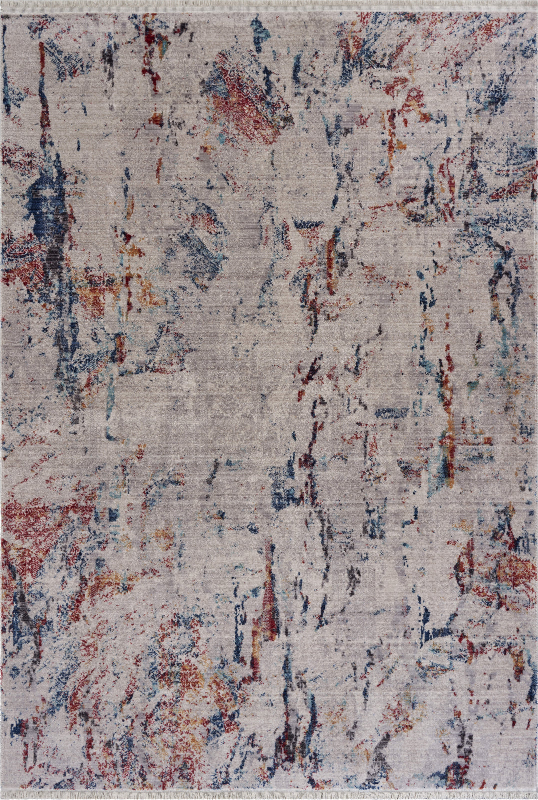 LR Resources Mirage Modern Cream Abstract Area Rug main image