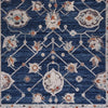 LR Resources Mirage Traditional Navy Oriental Area Rug Detail Image