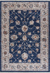 LR Resources Mirage Traditional Navy Oriental Area Rug 7' 7'' X 7' 9'' Main Image