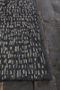 Chandra Misty MIS-42301 Black/Grey Area Rug Corner Shot