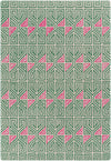 Artistic Weavers Miyako Aspen Kelly Green/Hot Pink Area Rug main image