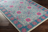 Artistic Weavers Miyako Citrine Denim Blue/Hot Pink Area Rug Corner Shot