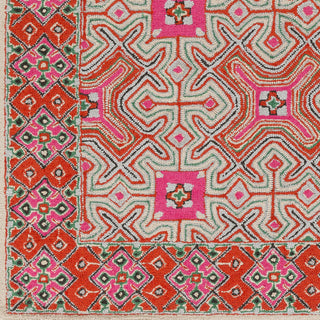 Artistic Weavers Miyako Evan Hot Pink/Poppy Red Area Rug Swatch