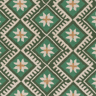 Artistic Weavers Miyako Mimosa Kelly Green/Forest Green Area Rug Swatch