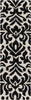 Surya Market Place MKP-1007 Black Area Rug by Candice Olson 2'6'' x 8' Runner