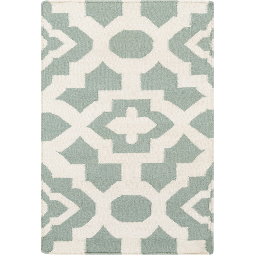 Surya Market Place MKP-1019 Teal Area Rug by Candice Olson 2' x 3'