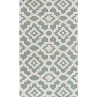 Surya Market Place MKP-1019 Teal Area Rug by Candice Olson 5' x 8'