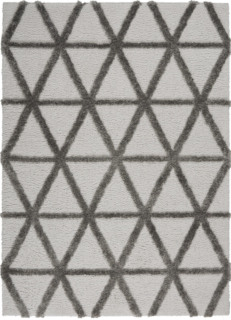 Nourison Melfi MLF01 Grey Area Rug