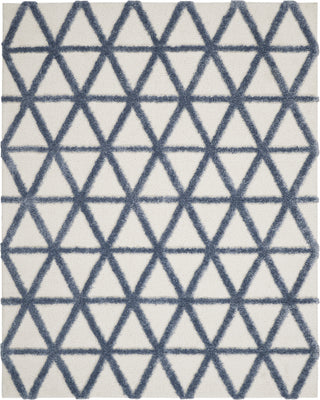 Nourison Melfi MLF01 Ivory Blue Area Rug