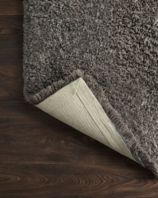 Loloi II Mila Shag MIL-01 Charcoal Area Rug Backing