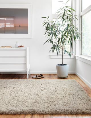 Loloi II Mila Shag MIL-01 Grey Area Rug Runner Image Feature