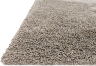 Loloi II Mila Shag MIL-01 Taupe Area Rug Corner