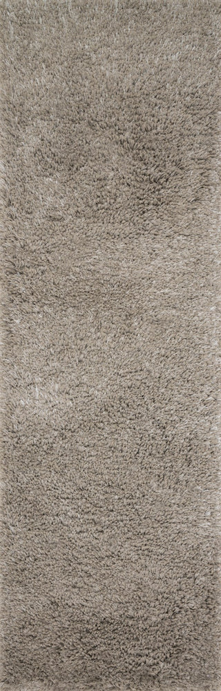 Loloi II Mila Shag MIL-01 Taupe Area Rug 2'3''x 7'6'' Runner 