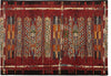 Trans Ocean Marina 8057/24 Tribal Stripe Red by Liora Manne
