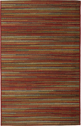 Trans Ocean Marina 8052/17 Stripes Red Area Rug by Liora Manne