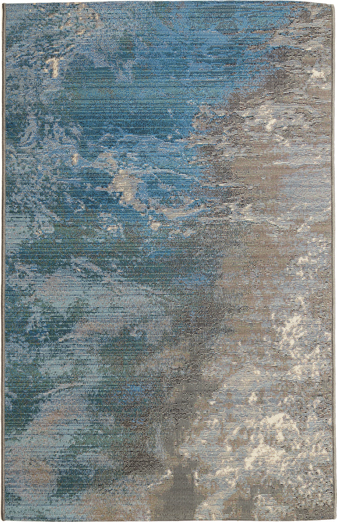 Trans Ocean Marina 8068/04 Surf Blue Area Rug by Liora Manne