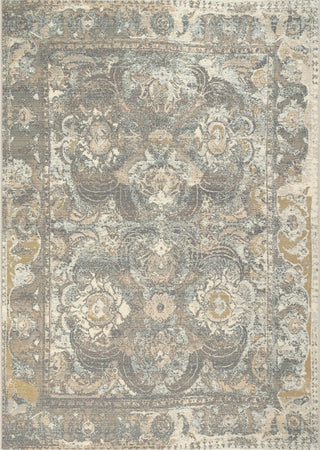 Trans Ocean Marina 8044/47 Kashan Grey Area Rug by Liora Manne