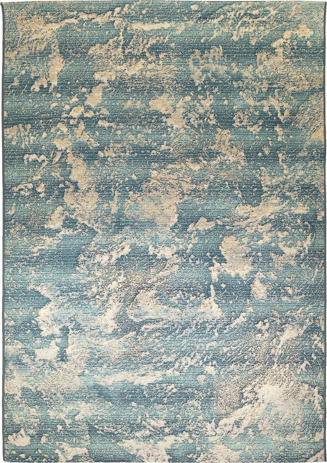 Trans Ocean Marina 8100/03 Stormy Blue Area Rug by Liora Manne