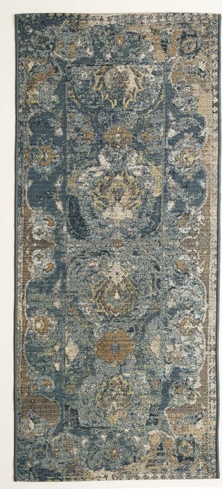 Trans Ocean Marina 8044/03 Kashan Blue Area Rug by Liora Manne