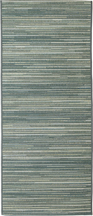 Trans Ocean Marina 8052/04 Stripes Blue Area Rug by Liora Manne