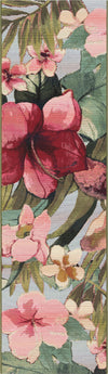 Trans Ocean Marina 8063/44 Tropical Floral Multi Area Rug by Liora Manne