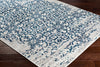 Surya Monte Carlo MNC-2304 Sky Blue Navy Light Gray White Area Rug Corner Image