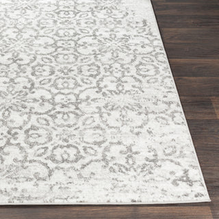 Surya Monte Carlo MNC-2306 Charcoal Light Gray White Area Rug Detail Image