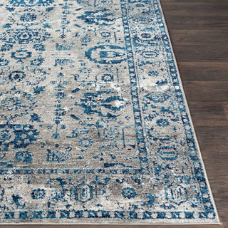 Surya Monte Carlo MNC-2310 Light Gray Sky Blue Navy White Area Rug Detail Image