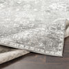Surya Monte Carlo MNC-2311 Light Gray Charcoal White Area Rug Pile Image