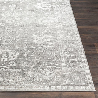 Surya Monte Carlo MNC-2311 Light Gray Charcoal White Area Rug Detail Image