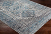 Surya Monte Carlo MNC-2312 Light Gray Charcoal Sky Blue Navy White Area Rug Corner Image