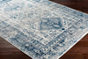 Surya Monte Carlo MNC-2313 Sky Blue Light Gray White Navy Area Rug Corner Image