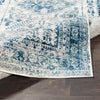 Surya Monte Carlo MNC-2313 Sky Blue Light Gray White Navy Area Rug Pile Image