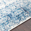 Surya Monte Carlo MNC-2313 Sky Blue Light Gray White Navy Area Rug Texture Image