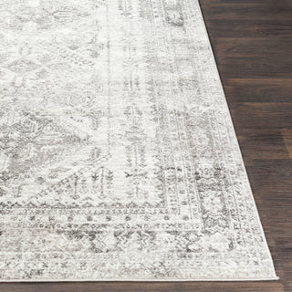 Surya Monte Carlo MNC-2314 Light Gray White Charcoal Area Rug Detail Image