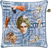 Surya Mind Games MNG001 Pillow by Mike Farrell 20 X 20 X 5 Poly filled