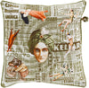 Surya Mind Games MNG002 Pillow by Mike Farrell 20 X 20 X 5 Poly filled