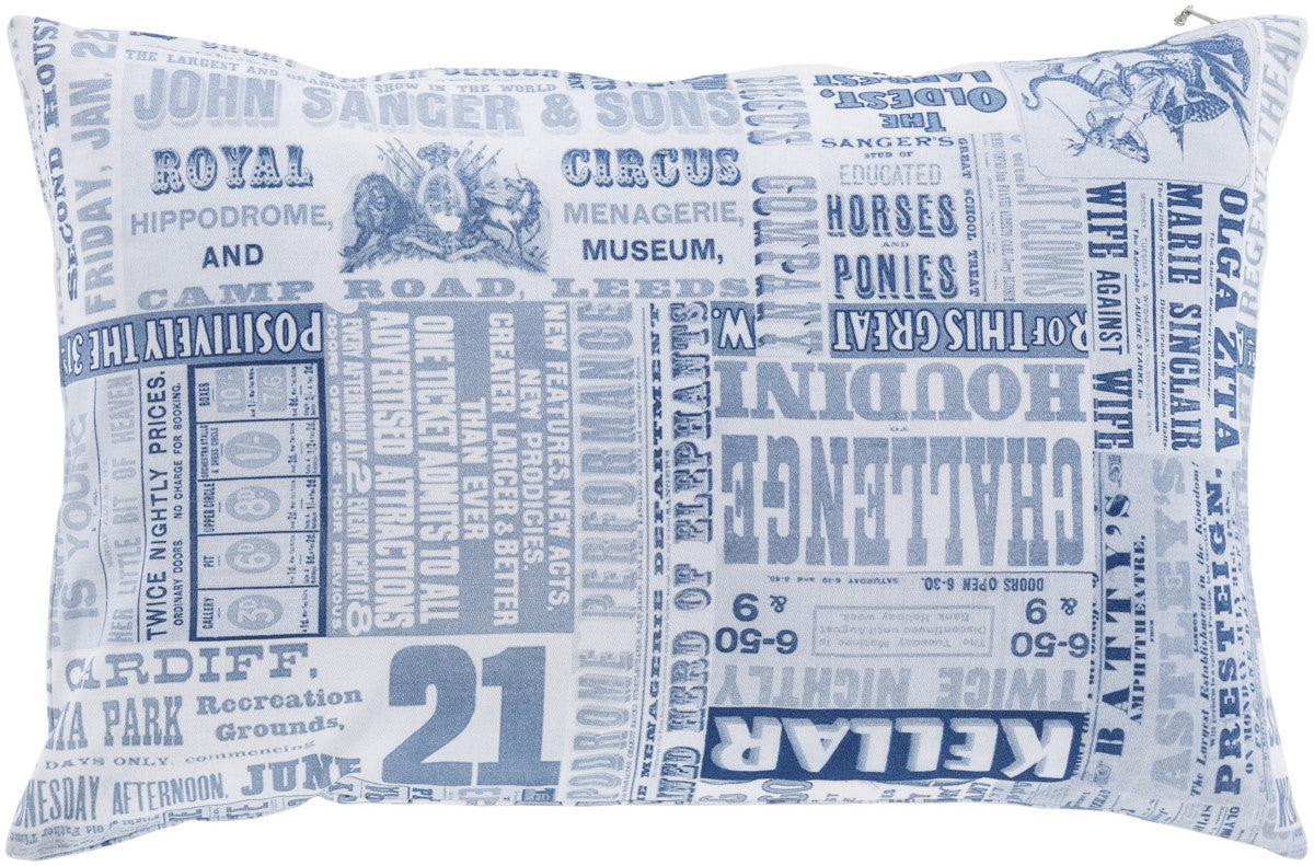 Surya Mind Games MNG004 Pillow by Mike Farrell