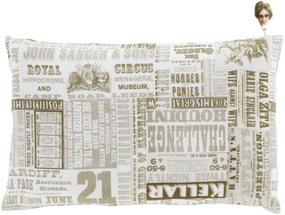 Surya Mind Games MNG006 Pillow by Mike Farrell