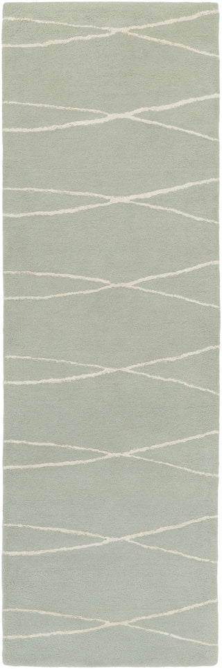 Surya Manor MNR-1000 Moss Area Rug by GlucksteinHome 2'6'' x 8' Runner