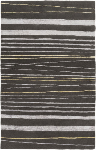 Surya Manor MNR-1005 Charcoal Area Rug by GlucksteinHome 5' x 8'