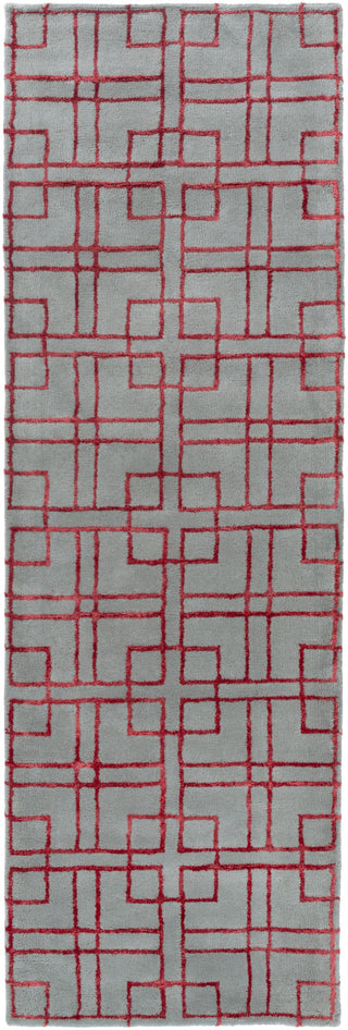 Surya Manor MNR-1015 Cherry Area Rug by GlucksteinHome 2'6'' x 8' Runner