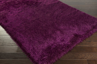 Surya Monster MNS-1002 Eggplant Hand Tufted Area Rug Corner Shot