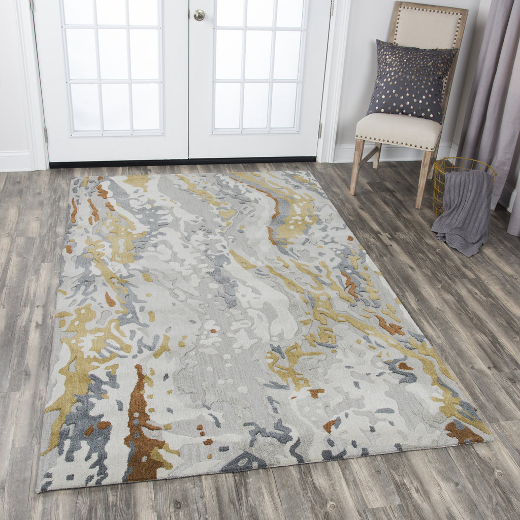 Rizzy Mod MO575A Gray Area Rug  Feature