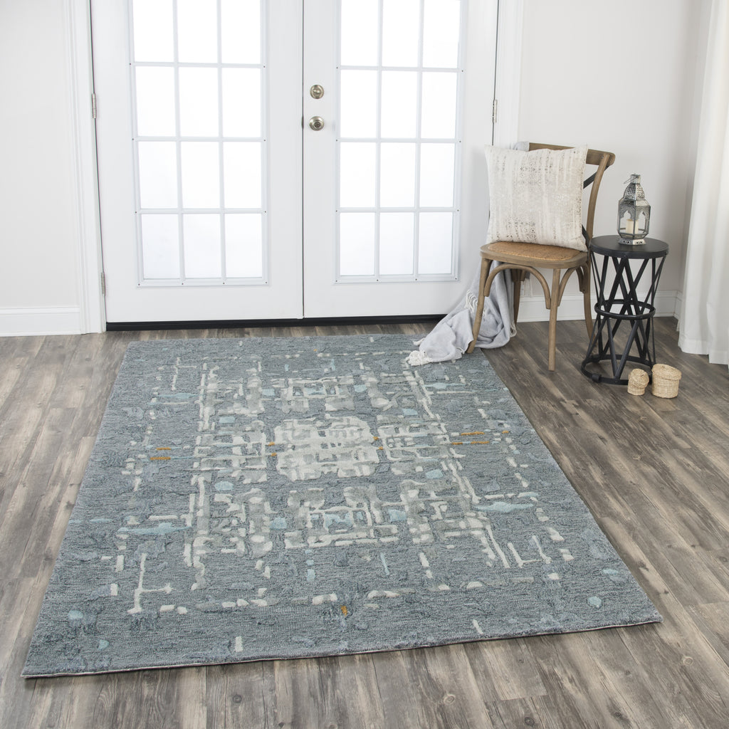 Rizzy Mod MO995A Gray Area Rug  Feature