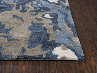 Rizzy Mod MO867A Blue Area Rug Detail Image