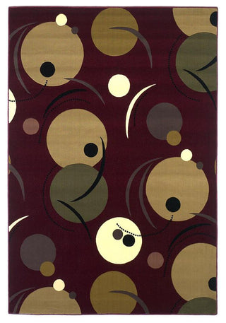 KAS Moda 6903 Burgundy Phases Area Rug main image